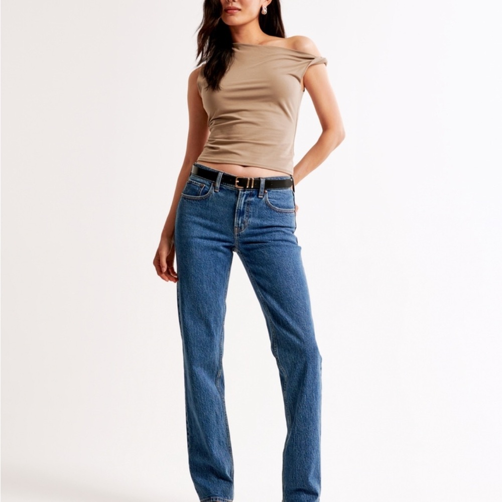 Abercrombie & Fitch Straight Leg mid-rise Jeans